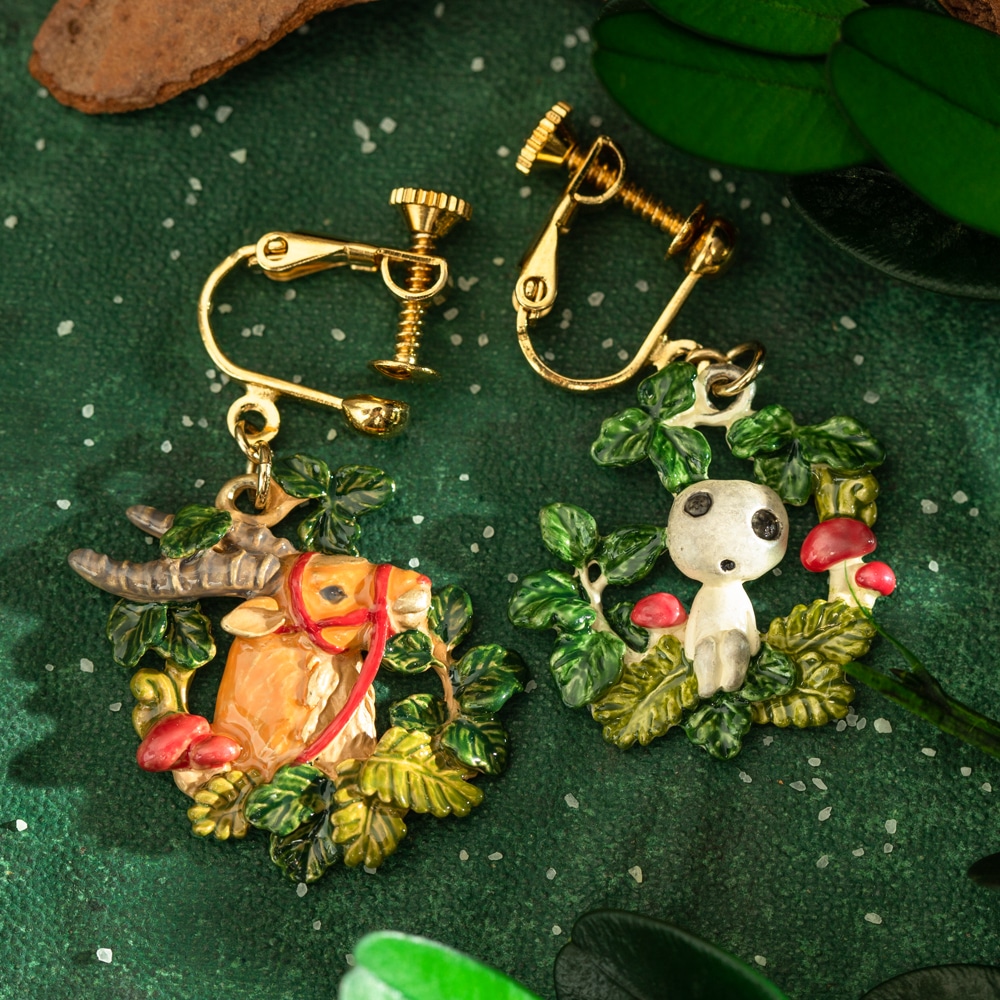 Donguri Closet】もののけ姫 パルナートポック イヤリング ヤックルと