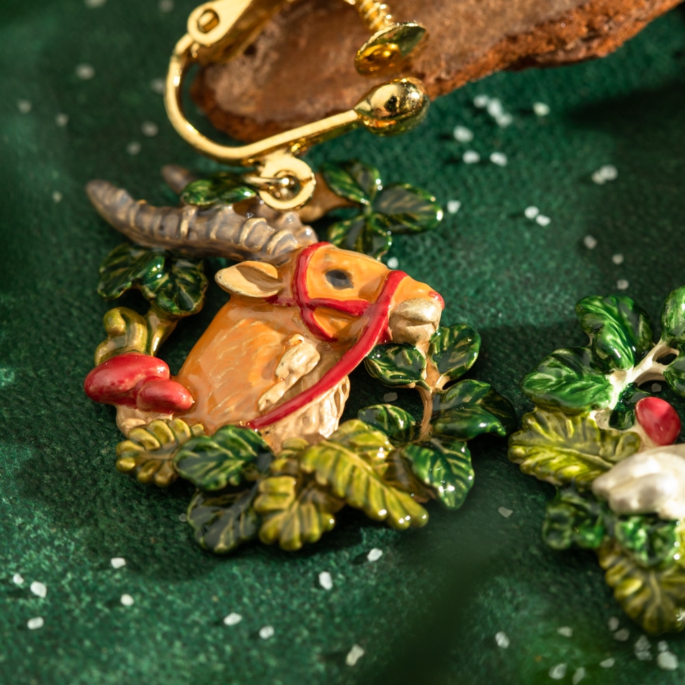 もののけ姫　パルナートポックピアス Donguri Closet】もののけ姫 パルナートポック イヤリング ヤックルと