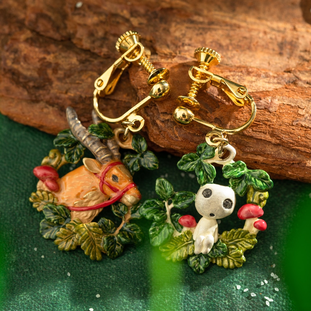 もののけ姫　パルナートポックピアス Donguri Closet】もののけ姫 パルナートポック イヤリング ヤックルと