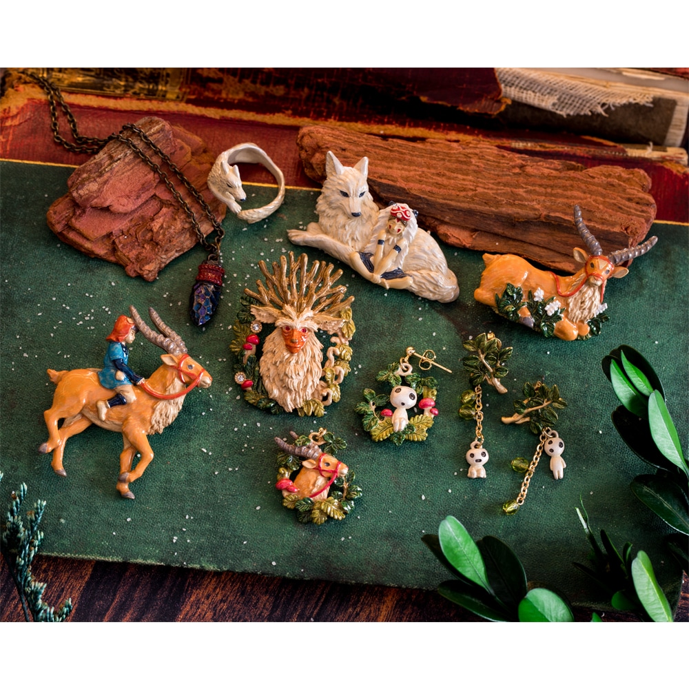 Donguri Closet】もののけ姫 パルナートポック イヤリング ヤックルと