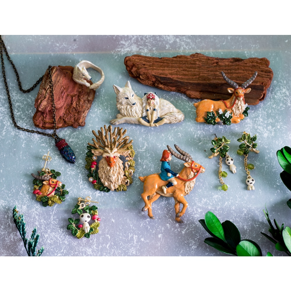 Donguri Closet】もののけ姫 パルナートポック イヤリング ヤックルと