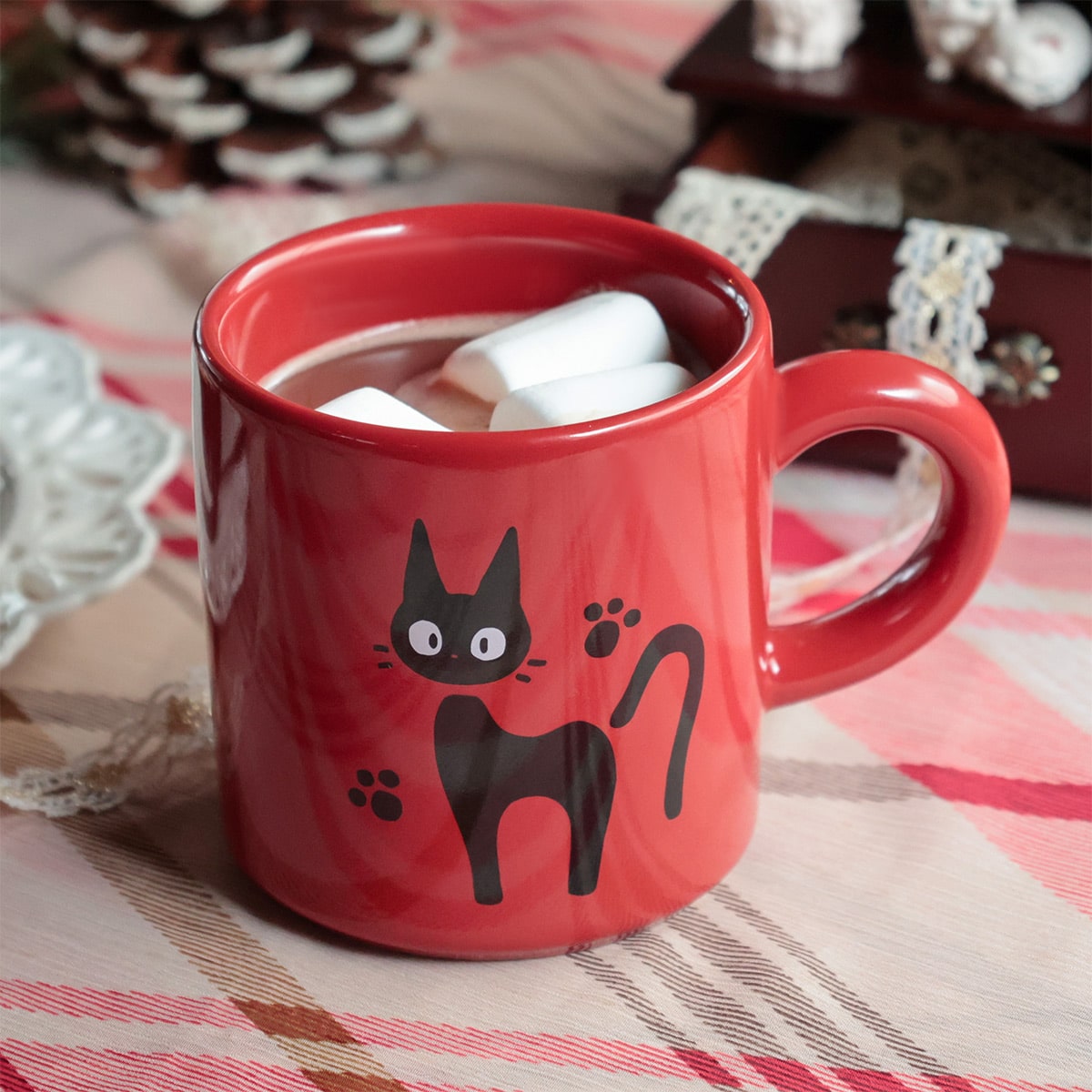 12/6(土)午前10時発売予定》魔女の宅急便 ジジの赤いマグカップ