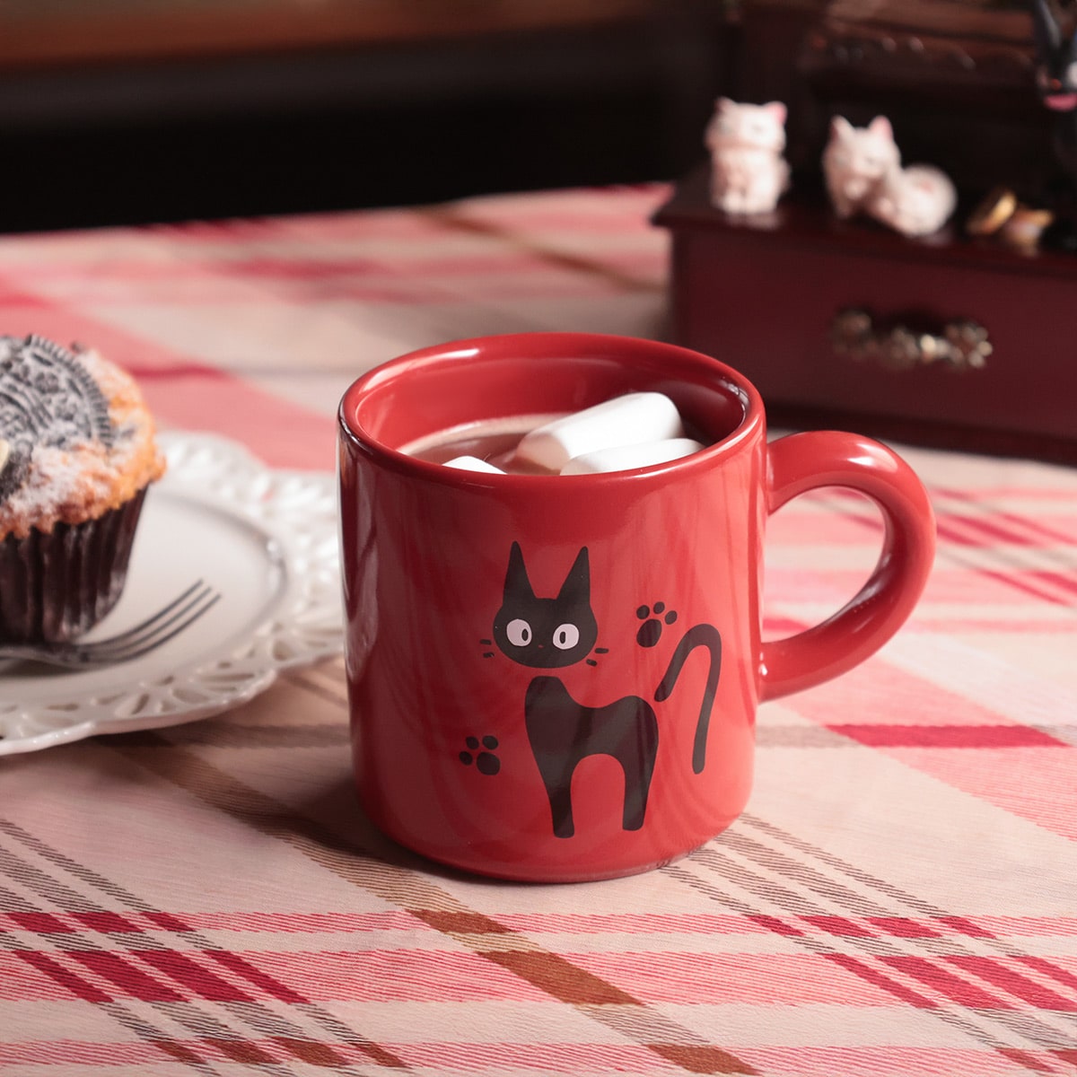 12/6(土)午前10時発売予定》魔女の宅急便 ジジの赤いマグカップ