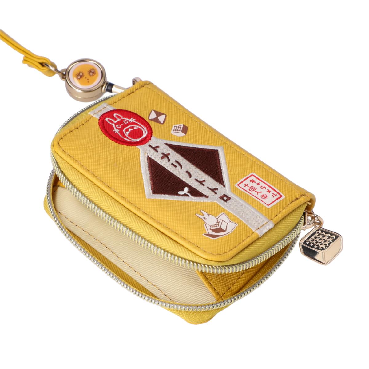 ジブリ - 【新品】 ジブリ となりのトトロ リール付き コインケース どんぐり共和国 となりのトトロ リール付きコインカードケース キャラメル