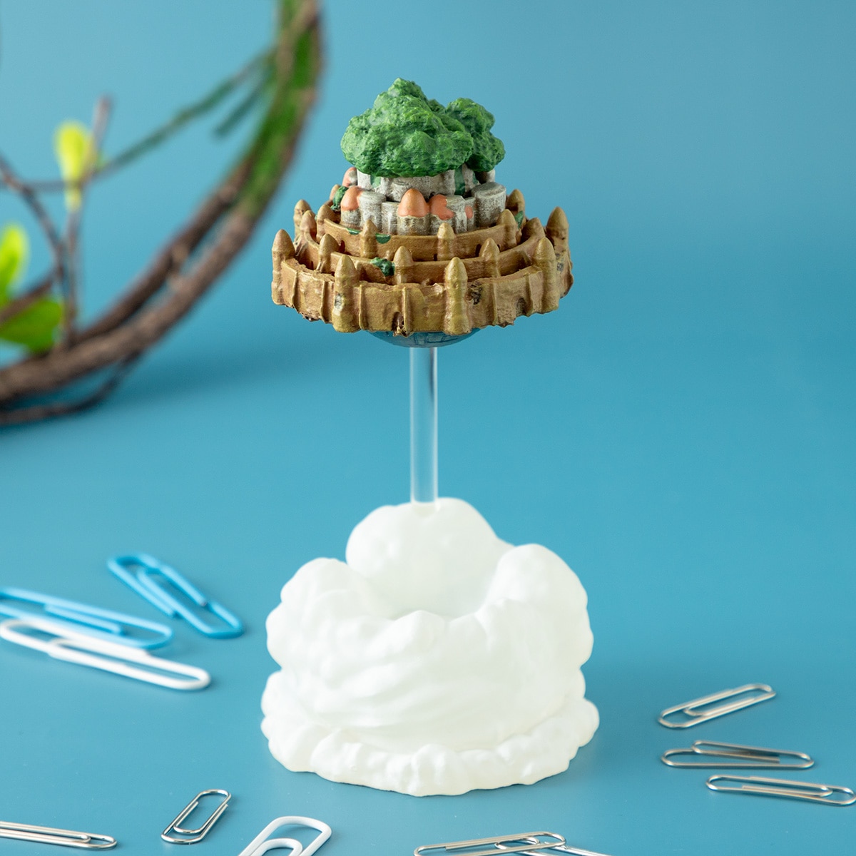 天空の城ラピュタ クリップホルダー ラピュタ城 | どんぐり共和国そら
