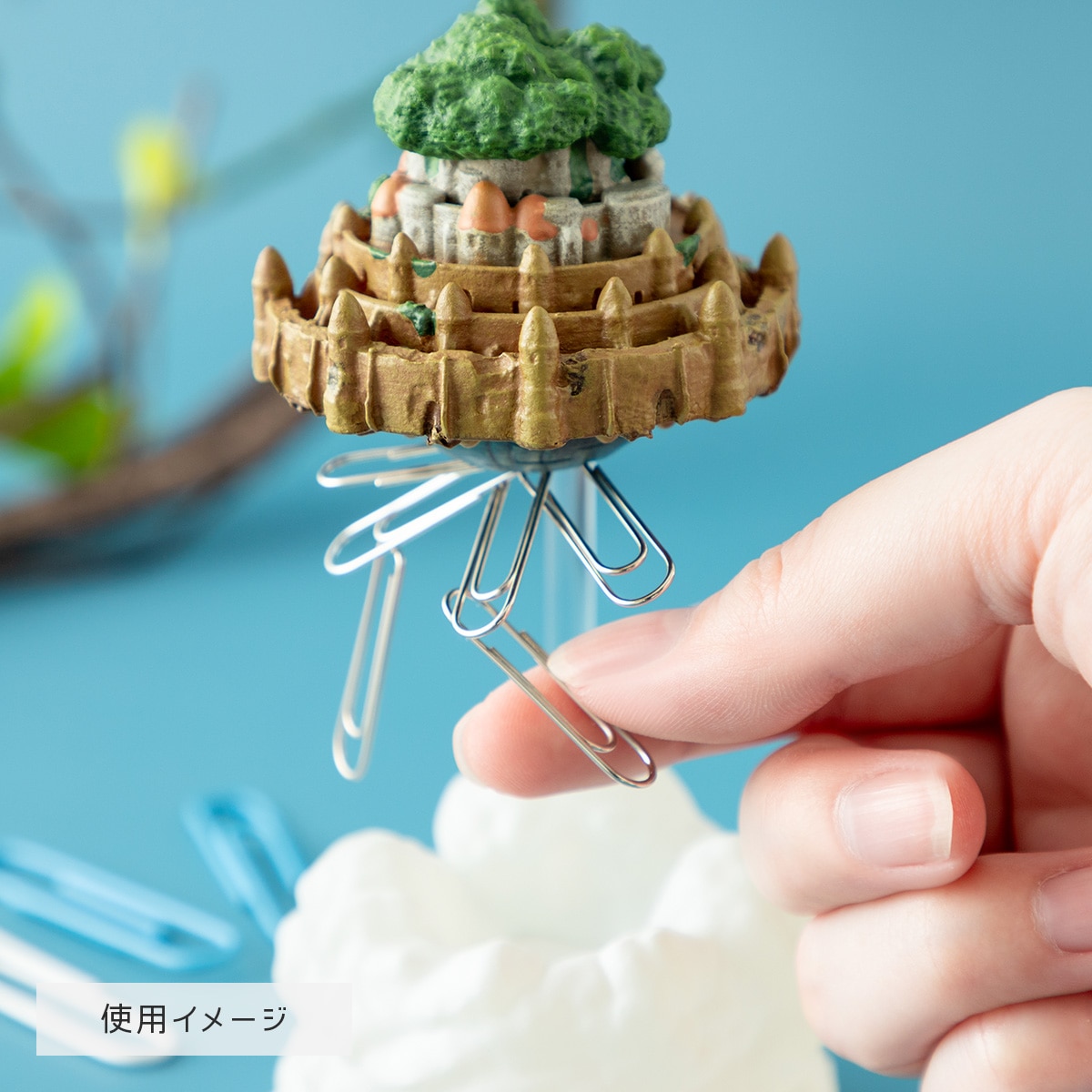 天空の城ラピュタ クリップホルダー ラピュタ城 | どんぐり