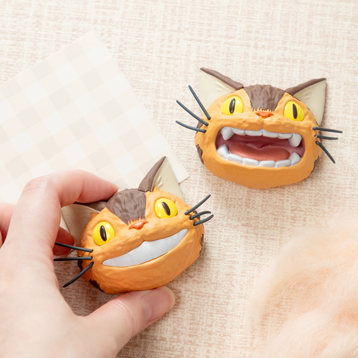 となりのトトロ ネコバスのフェイスマグネット ※単品販売