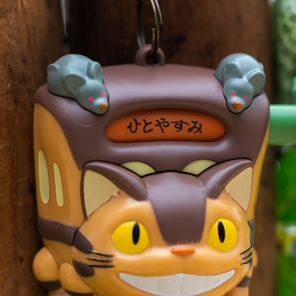 となりのトトロ ネコバスの行き先くるくるキーホルダー