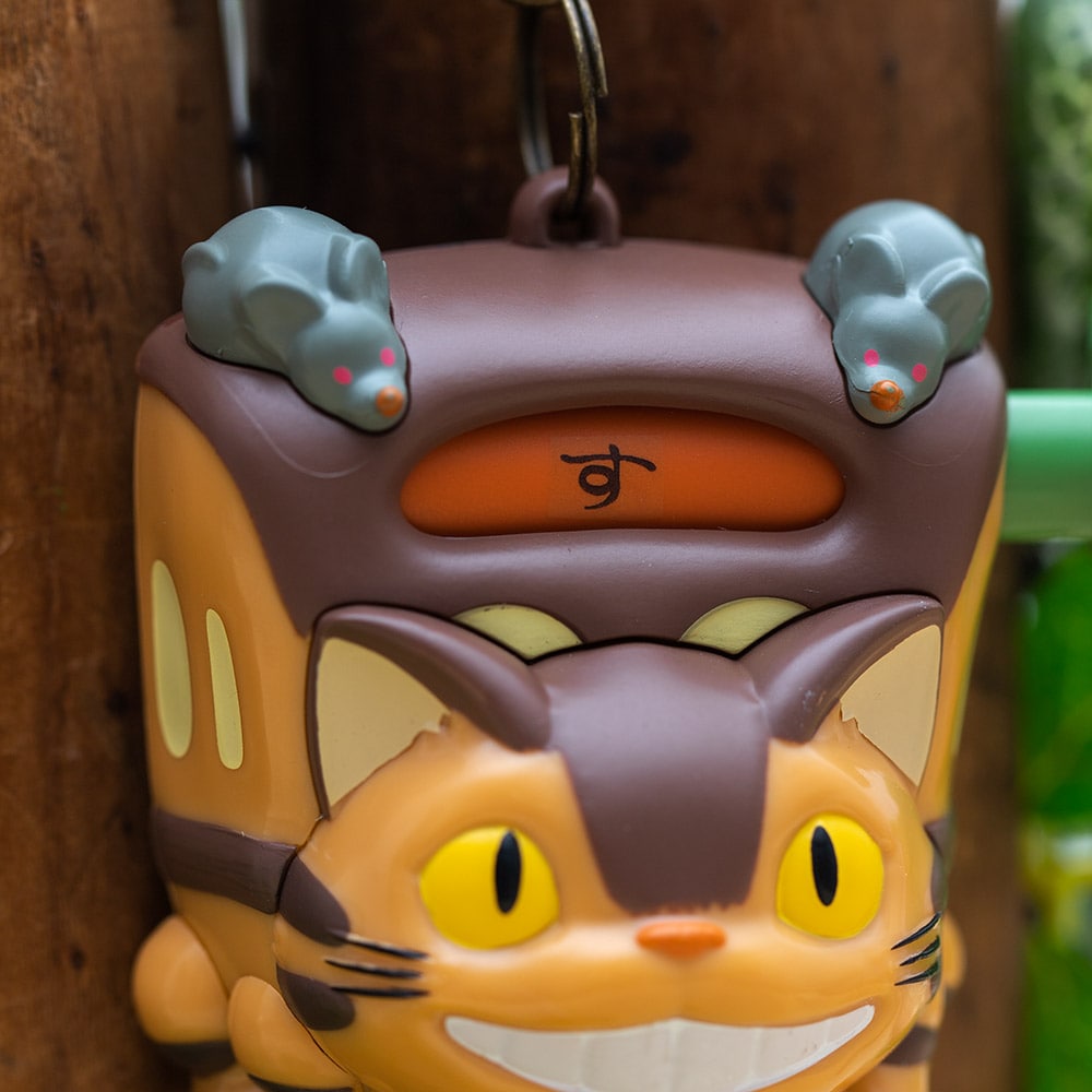 となりのトトロ ネコバスの行き先くるくるキーホルダー