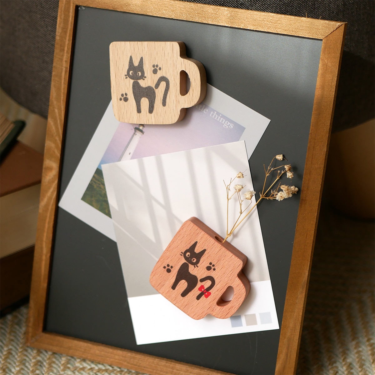 Donguri Closet】魔女の宅急便 ジジマグ木製マグネット ナチュラル