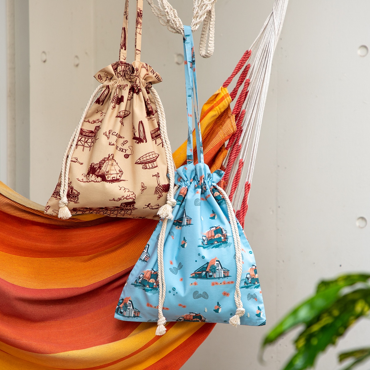 GBL】となりのトトロ ハワイアン巾着トート お引越し | どんぐり共和国