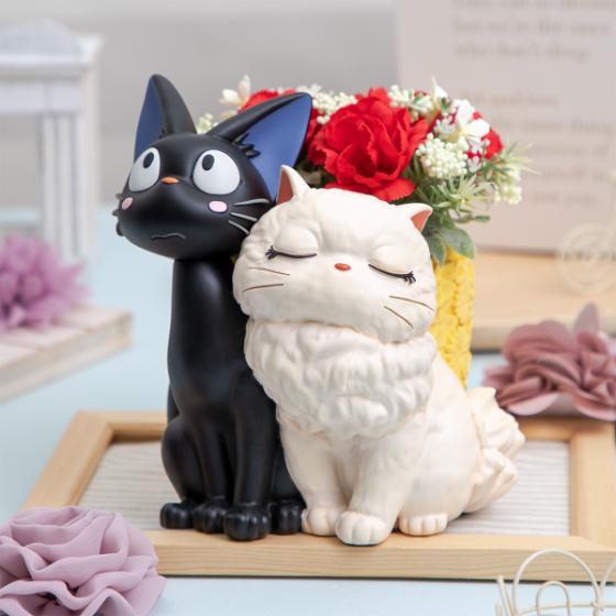 《4/4(土)午前10時発売予定》魔女の宅急便 ”ジジとリリー” と造花アレ...