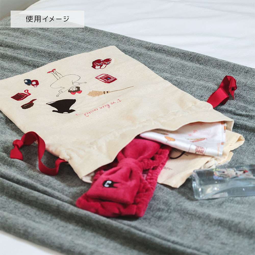 【Donguri Closet】借りぐらしのアリエッティ My Precious Closet 刺繍巾着 アリエッティ