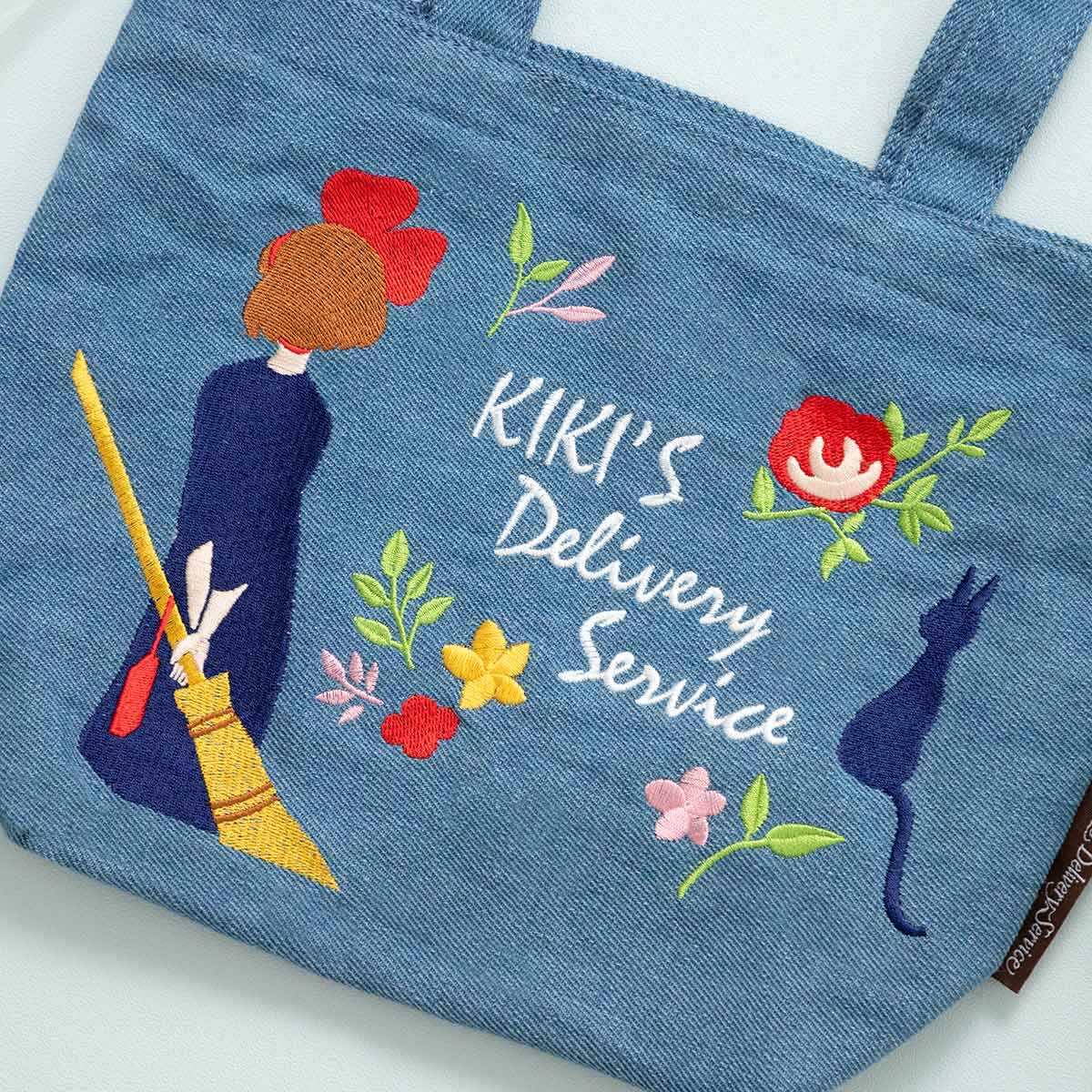 魔女の宅急便 デニム刺繍シリーズ ランチトートバッグ
