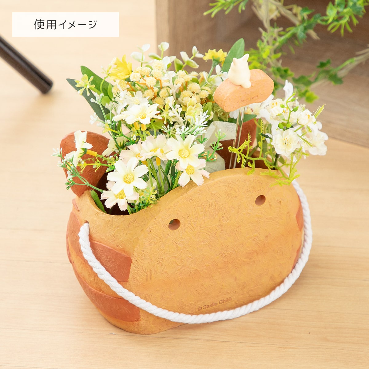ネコバス　プランター となりのトトロ プランター にんまりネコバス | どんぐり共和国そらの