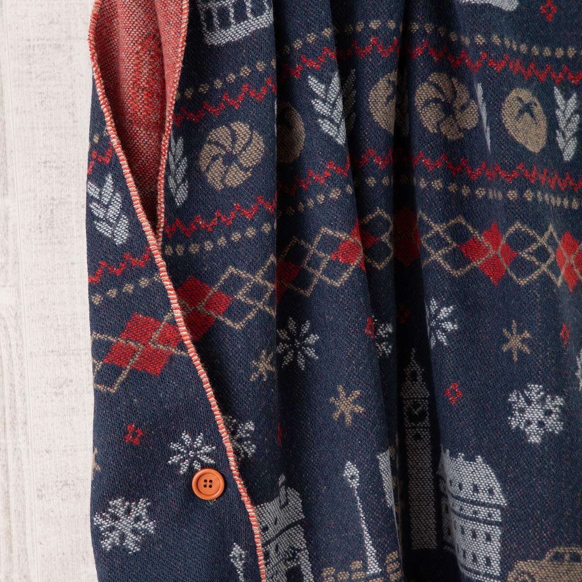 魔女の宅急便 ボタン付ストール コリコの街 | どんぐり共和国そらのうえ店