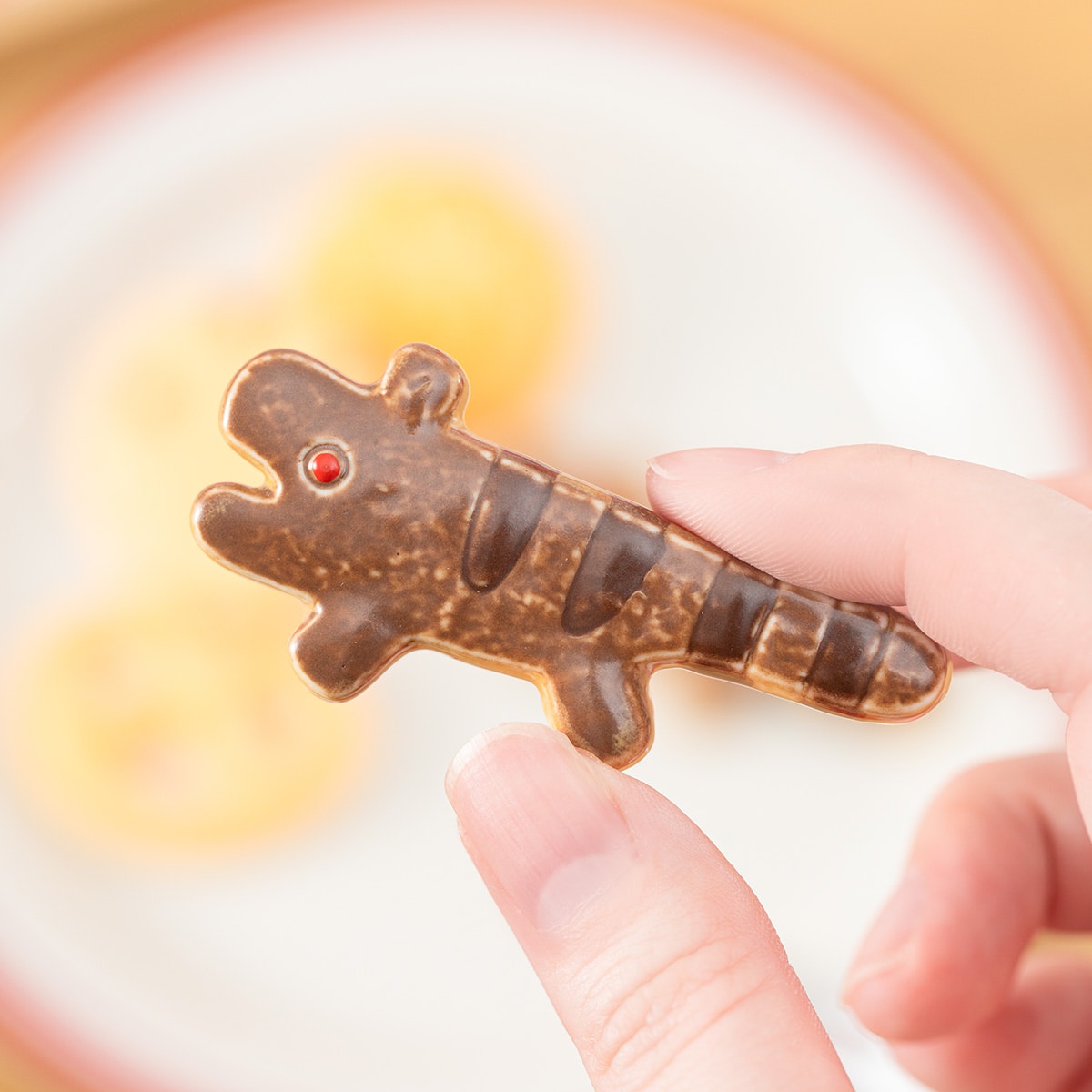 パンダ 箸置き 5匹 セット おしゃれ ま工房 箸置き 寝そべり アニマル 陶器製 パンダ, 2個セット