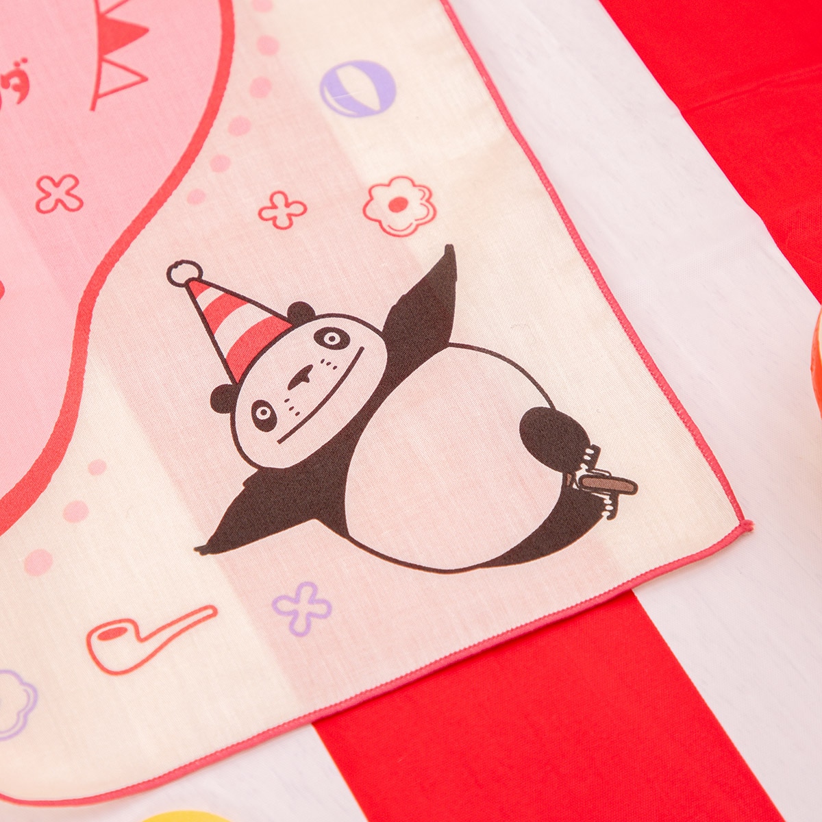 パンダコパンダ 大判ハンカチ 雨ふりサーカス | どんぐり共和国そらの