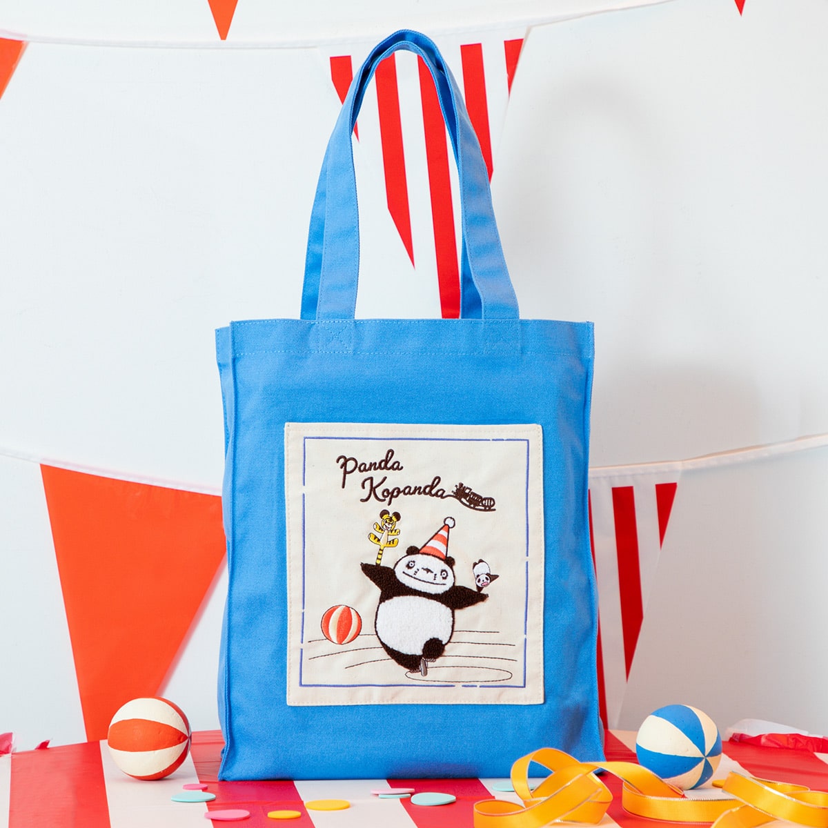 1/10(土)午前10時発売予定》パンダコパンダ カラートートバッグ 雨ふり