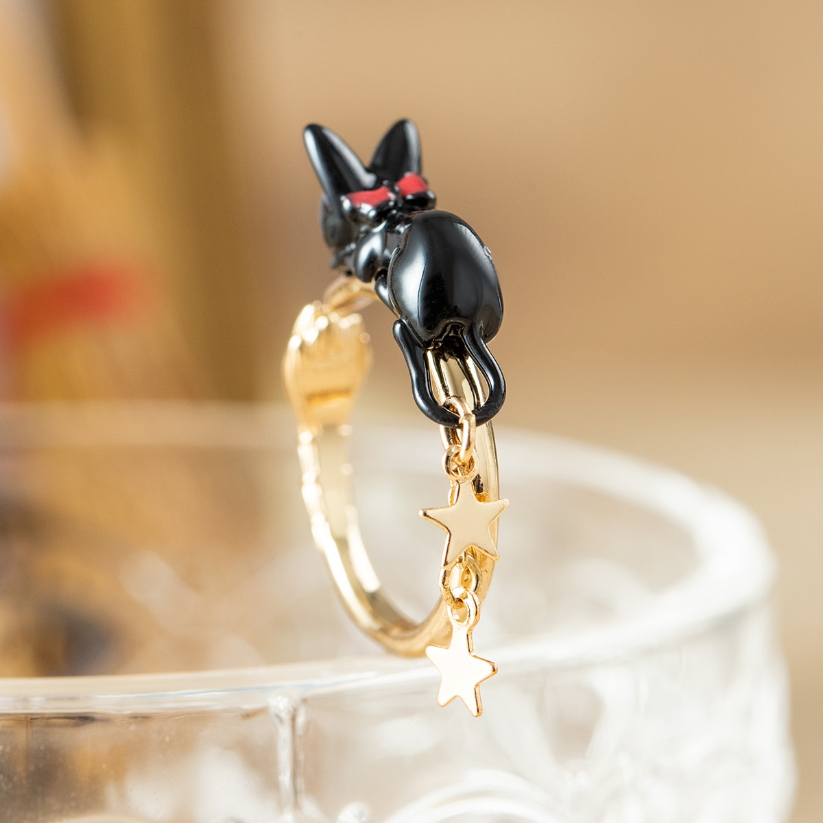 魔女の宅急便 キキへのおくりものシリーズ ホウキつかまりジジリング