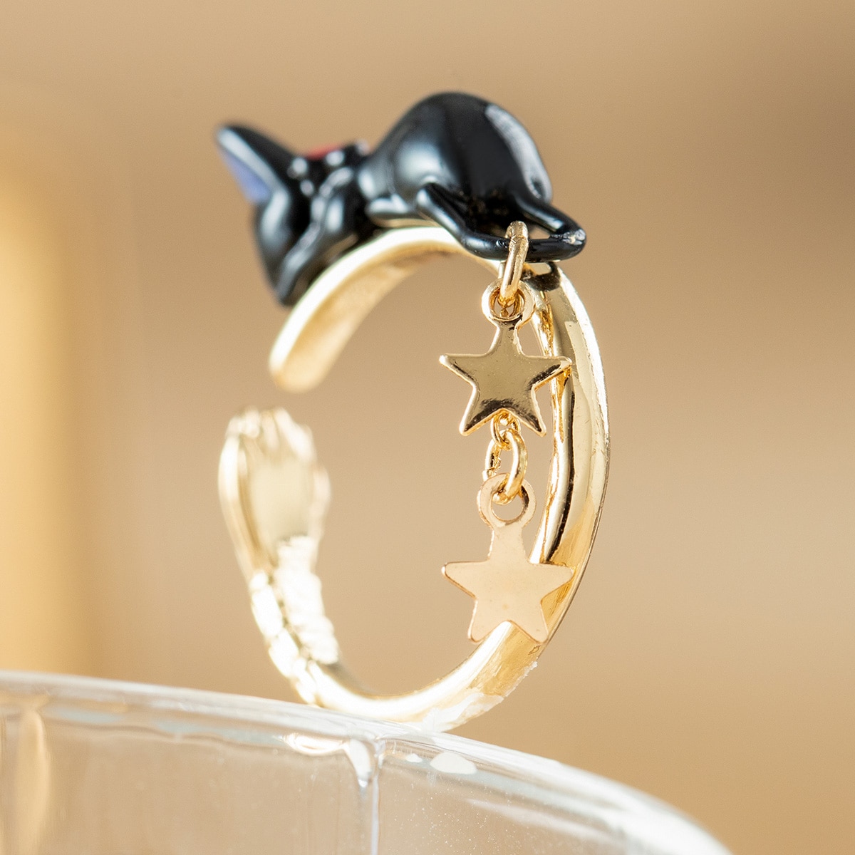 魔女の宅急便 キキへのおくりものシリーズ ホウキつかまりジジリング