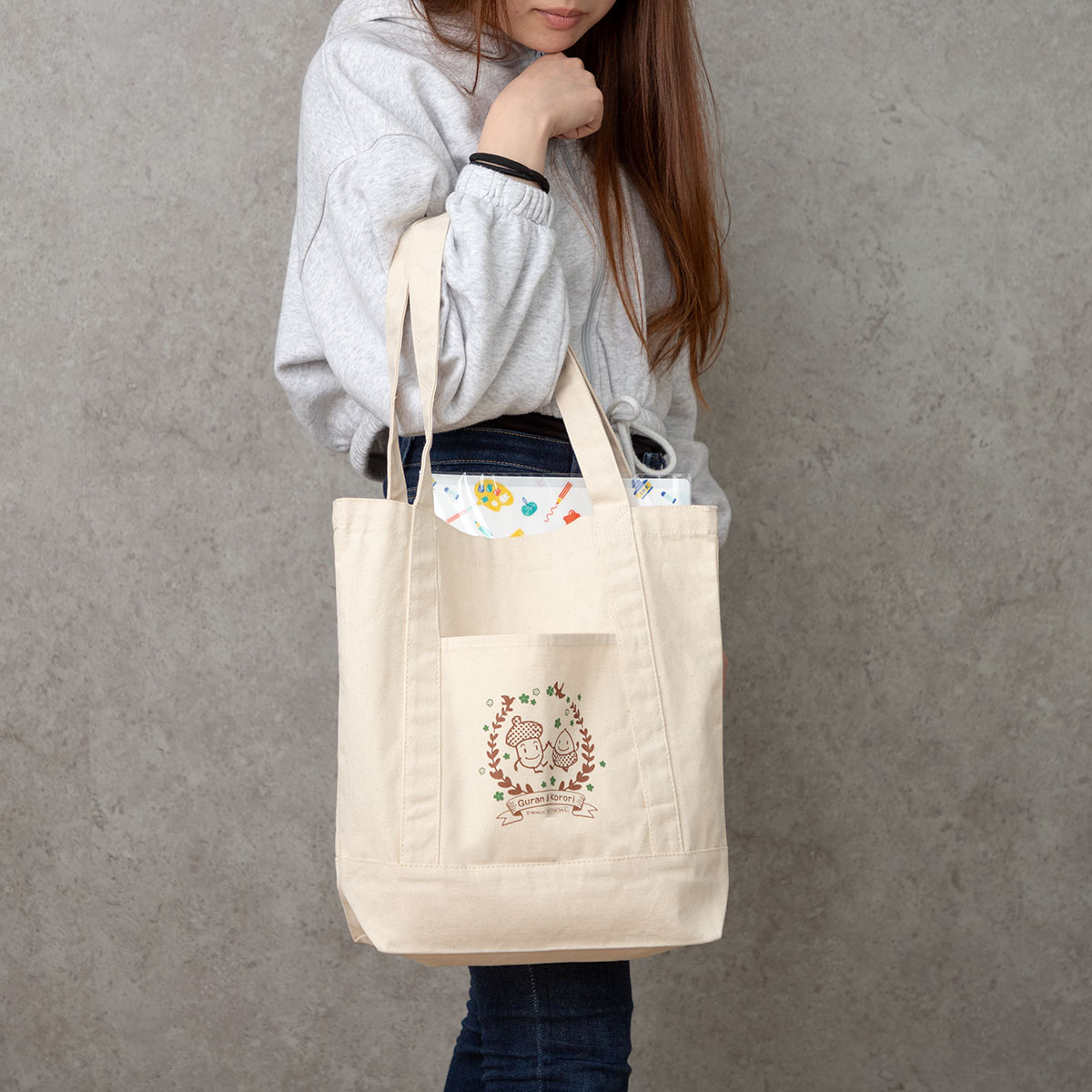 800P景品 ぐらんところり トートバッグ | どんぐり共和国そらの