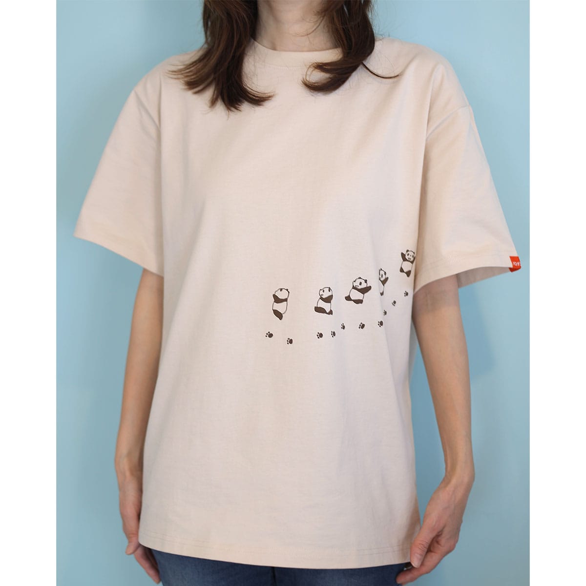 パンダコパンダ なかよしTシャツ だっこ おとな | どんぐり共和国そら