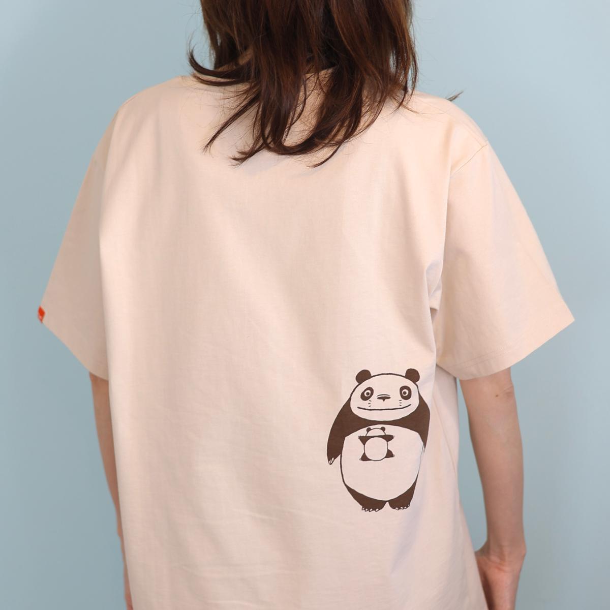 パンダコパンダ なかよしTシャツ だっこ おとな | どんぐり共和国そら