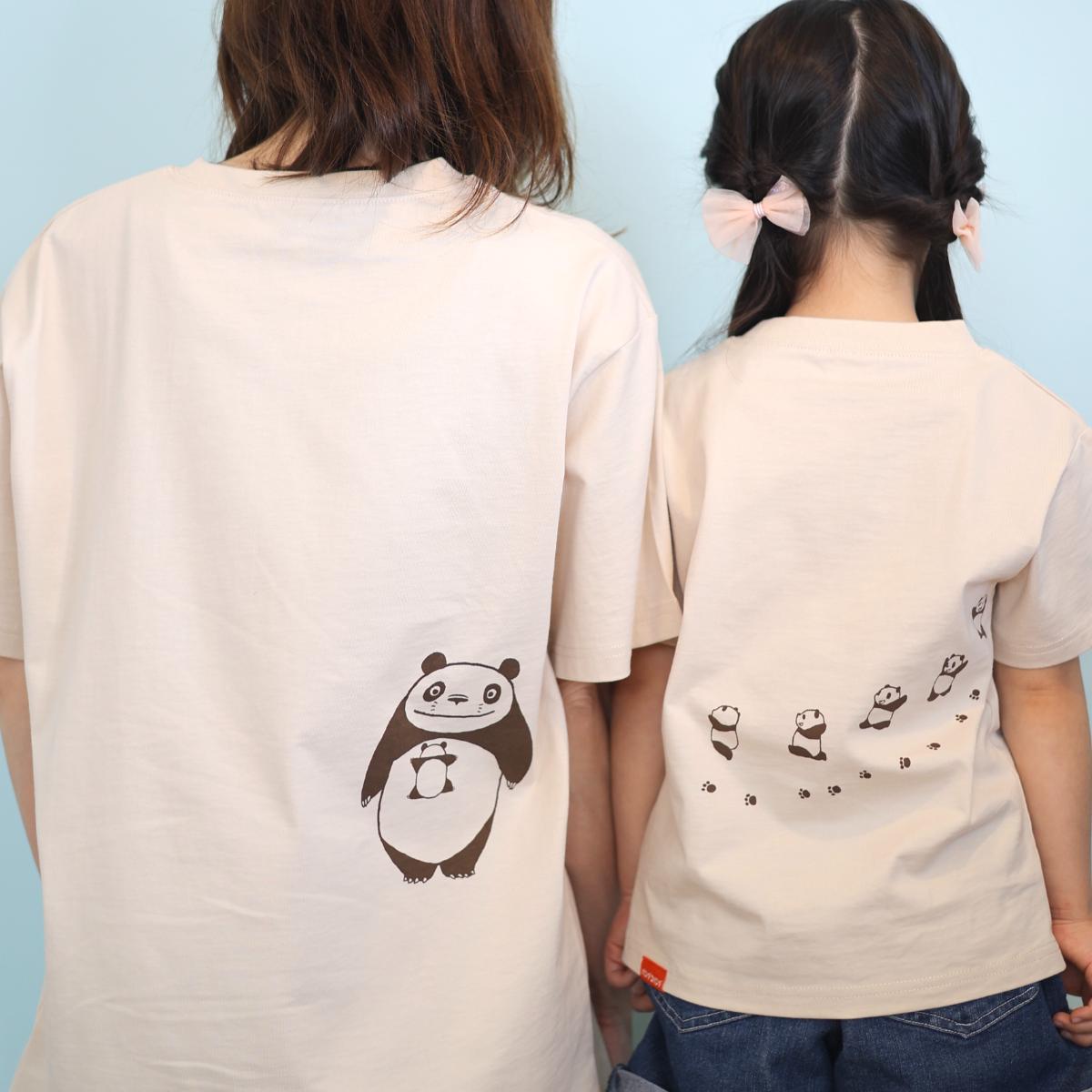 キャラクターTシャツ・パンツセット パンダコパンダ なかよしTシャツ だっこ おとな | どんぐり共和国そら