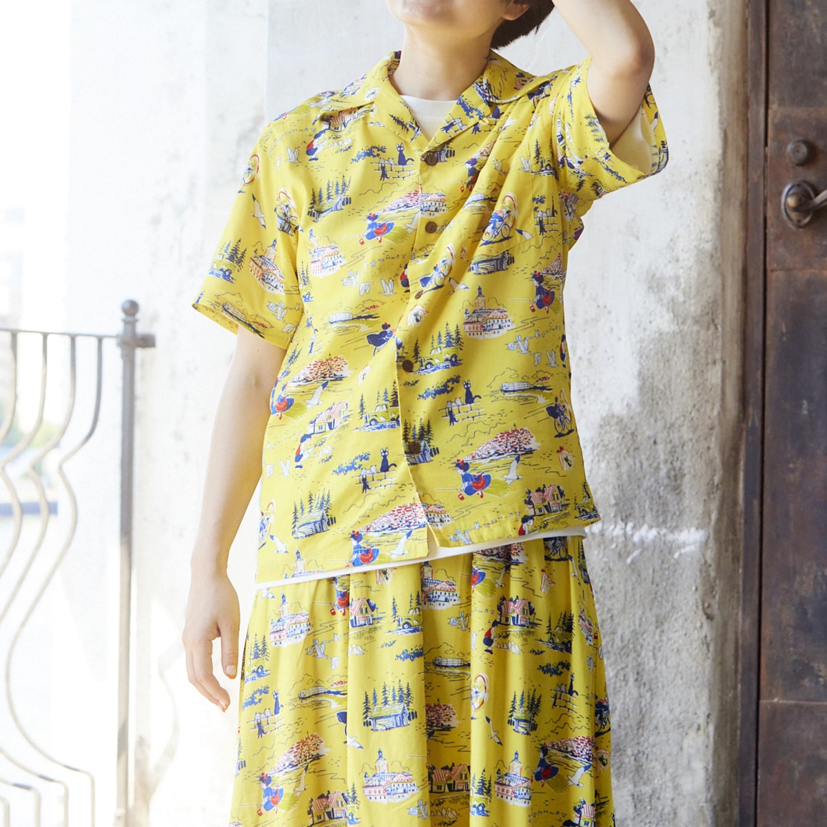 希少 仕立屋ジブリ アロハシャツ サイズ46 - トップス 