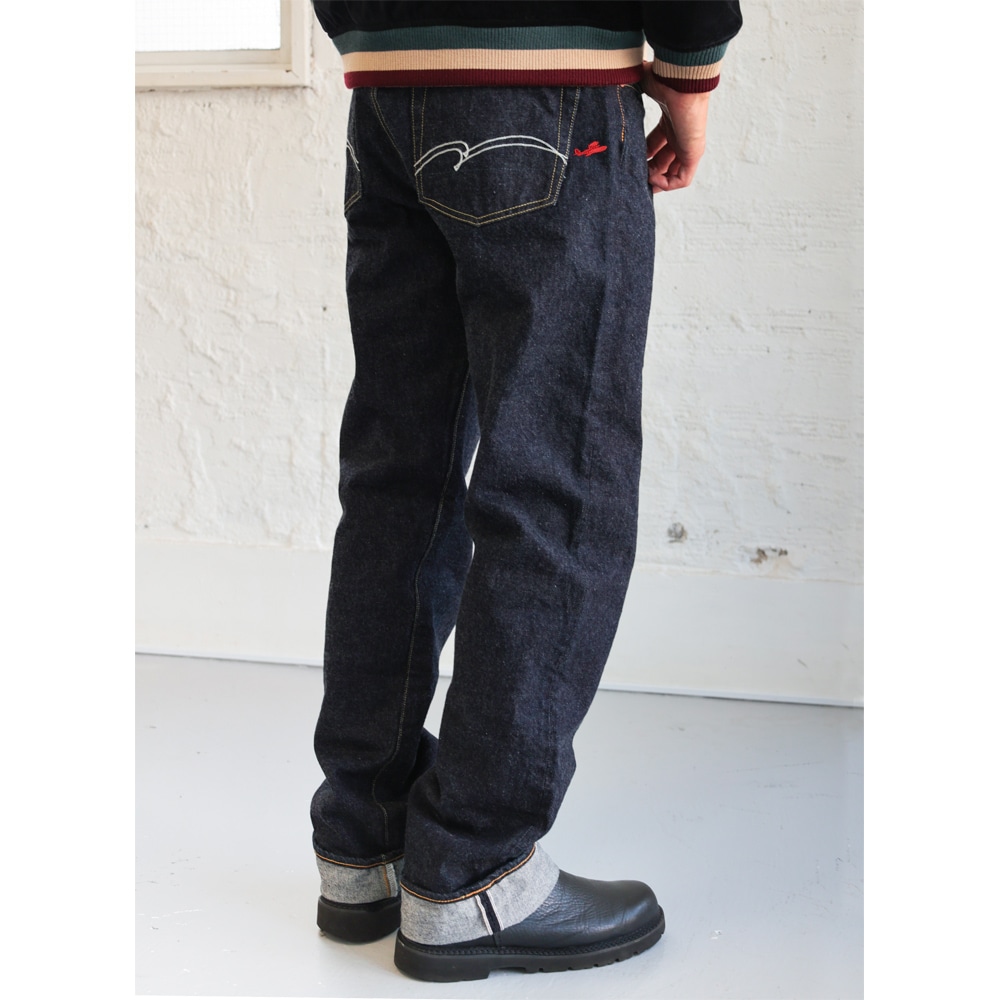 GBL】ステュディオ・ダ・ルチザン 紅の豚 ジーンズ 豚が雲をひい  