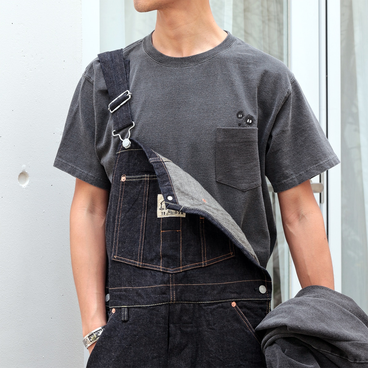 GBL】となりのトトロ Good On コラボポケット刺繍Tシャツ 