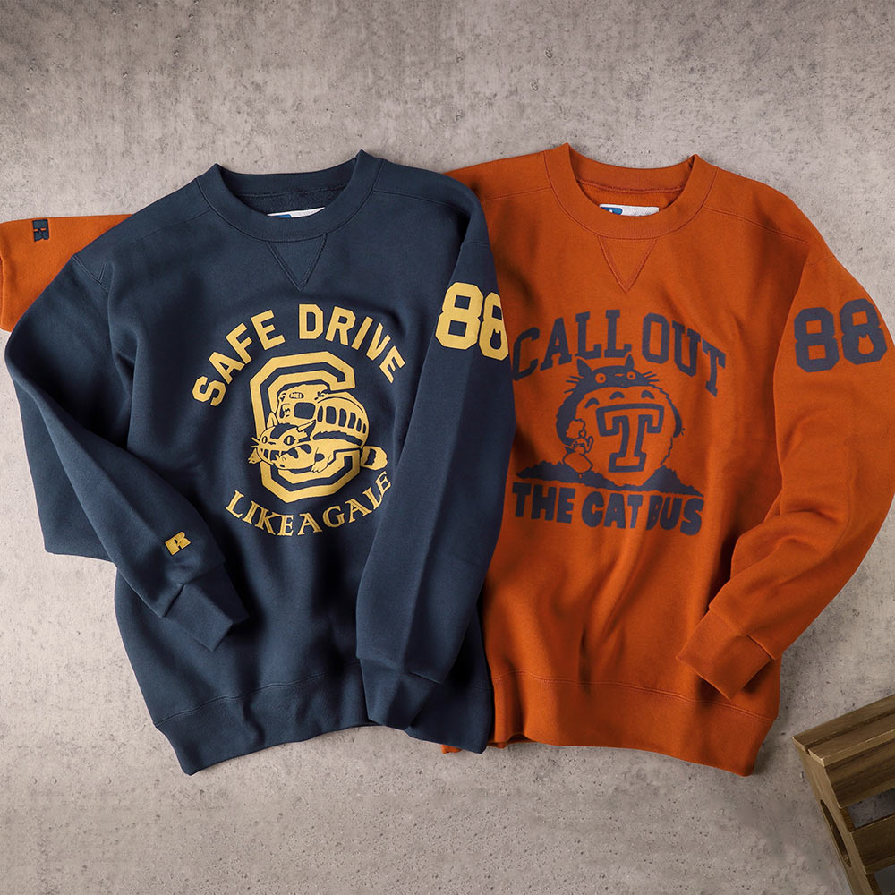 となりのトトロ ラッセルアスレティック ハイコットントレーナー