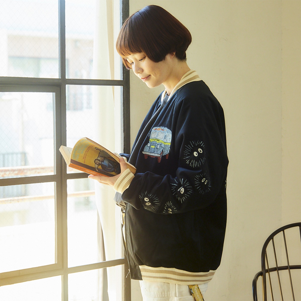 12/20(土)午前10時発売予定》【GBL】となりのトトロ 別珍スカジャン