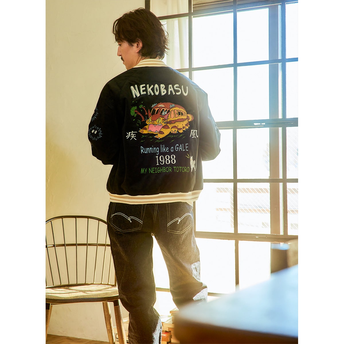 12/20(土)午前10時発売予定》【GBL】となりのトトロ 別珍スカジャン