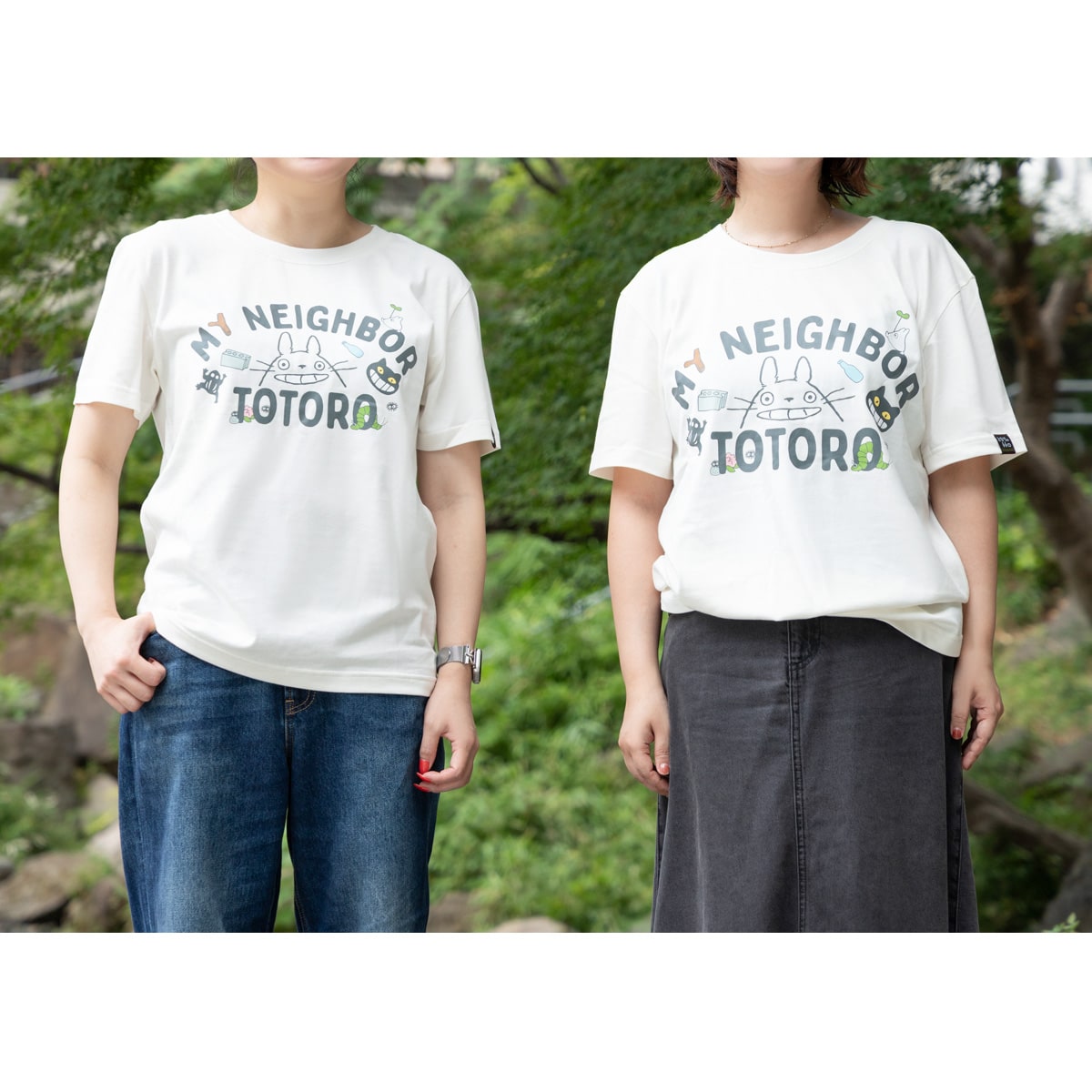 となりのトトロ Tシャツ トトロのスマイル (オフホワイト) | どんぐり