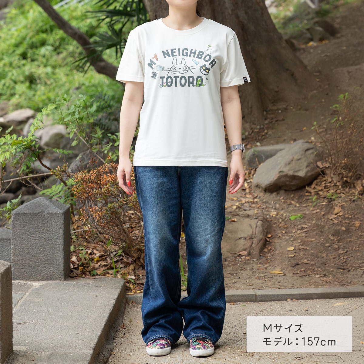 新品 となりのトトロ Tシャツ Mサイズ 草壁家 スタジオジブリ コットン 新品 となりのトトロ Tシャツ Mサイズ 草壁家 スタジオジブリ コットン