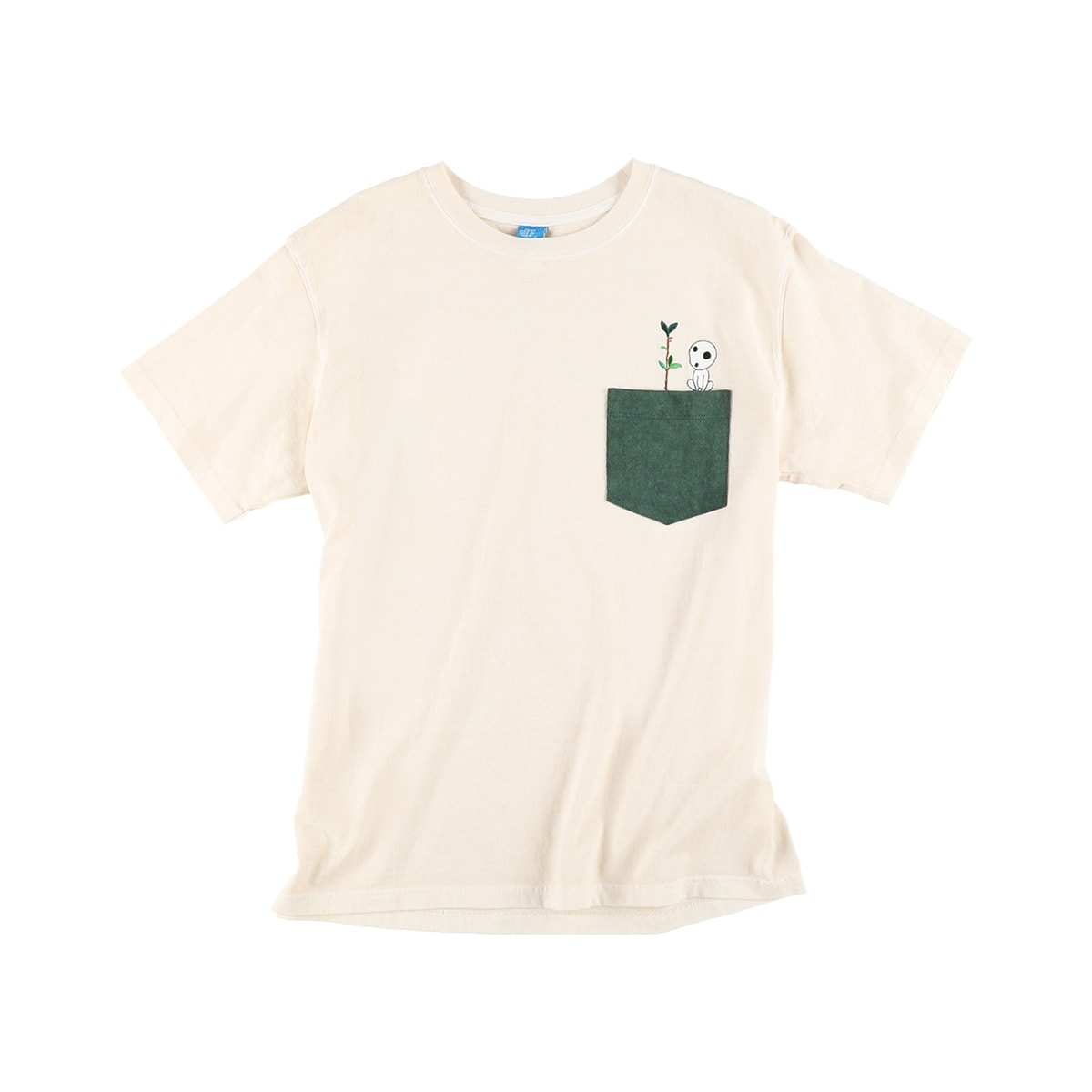 【完売品】もののけ姫 Good On コラボポケット刺繍Tシャツ コダマ　L GBL】もののけ姫 Good On コラボポケット刺繍Tシャツ コダマ