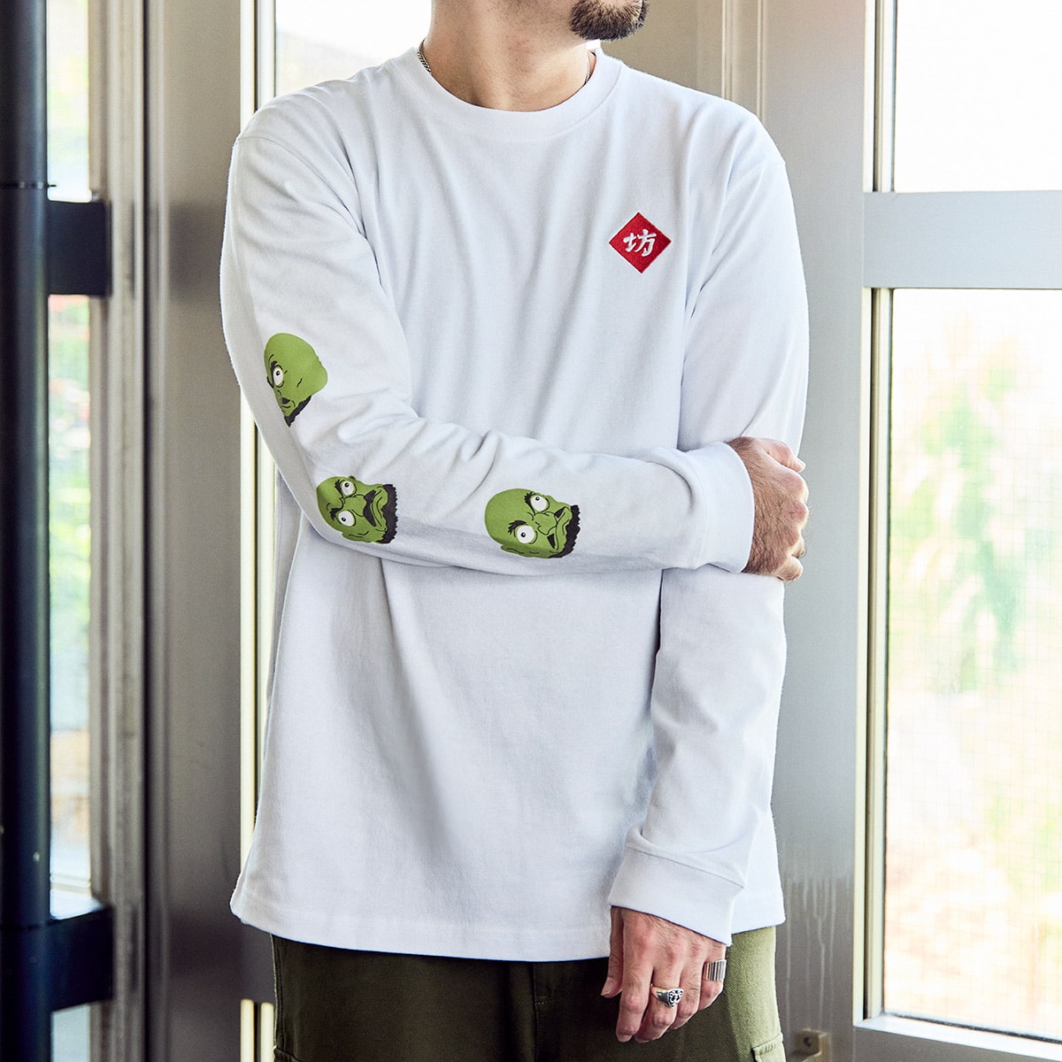GBL】千と千尋の神隠し ロングスリーブTシャツ カシラ
