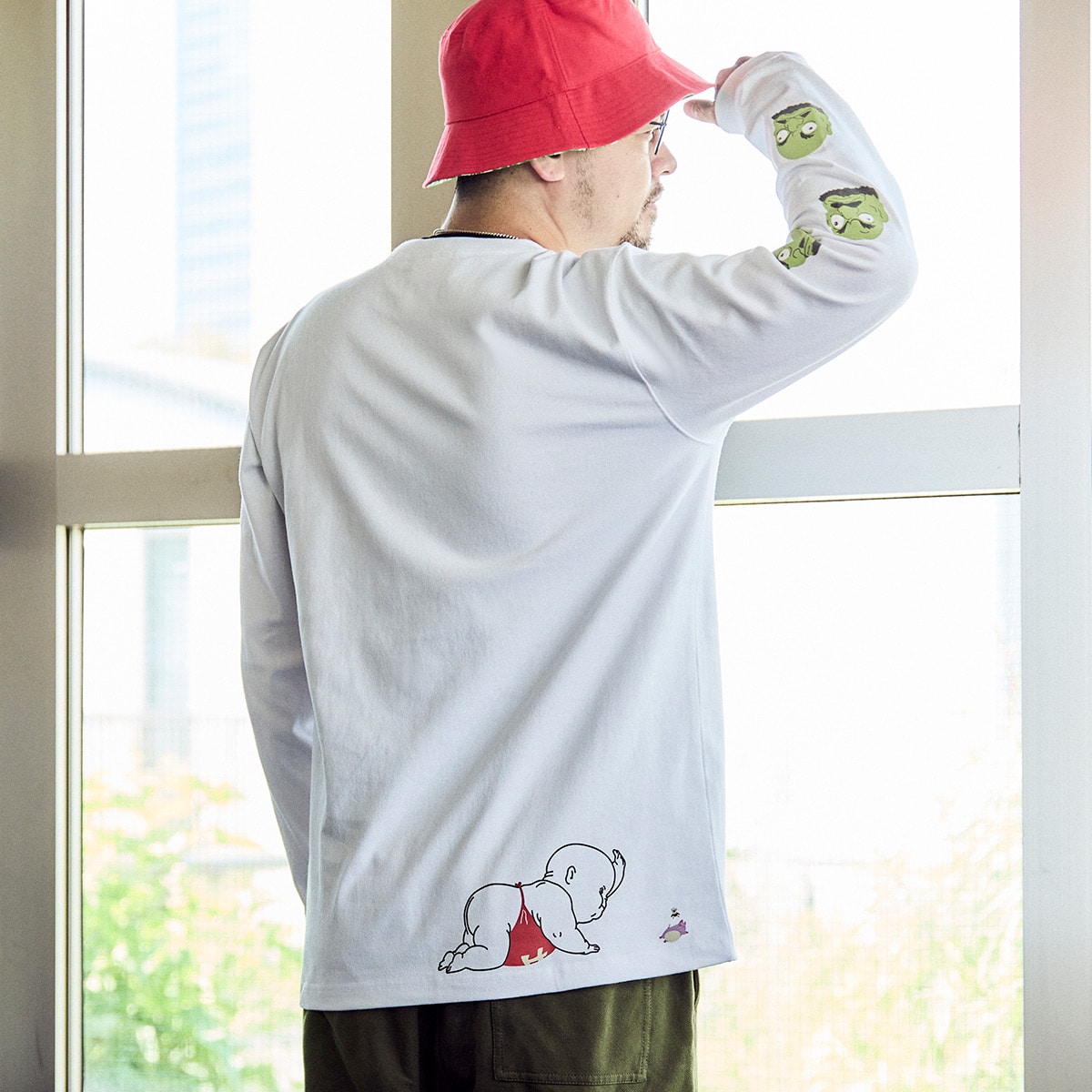 GBL】千と千尋の神隠し ロングスリーブTシャツ カシラ | どんぐり