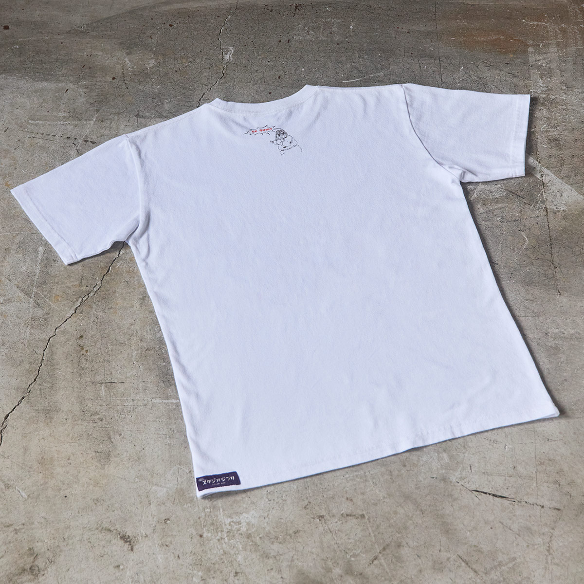 GBL】紅の豚 BASIC Tシャツ 静かにしなさい！ (PW) | どんぐり共和国