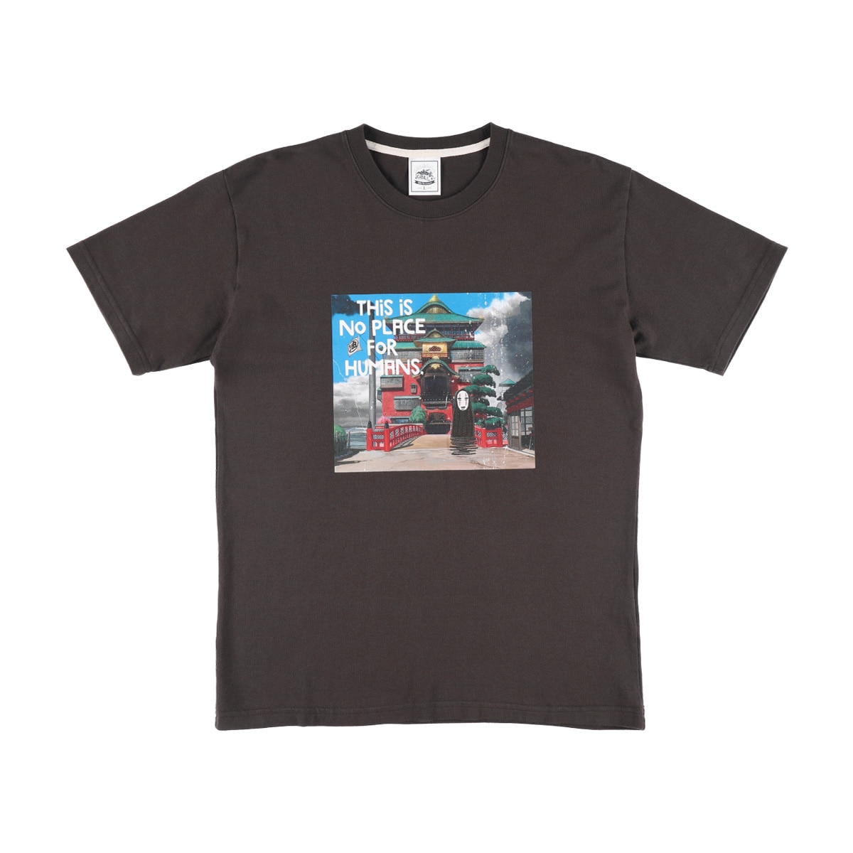 GBL】千と千尋の神隠し BASIC Tシャツ ここに来てはいけない (BK