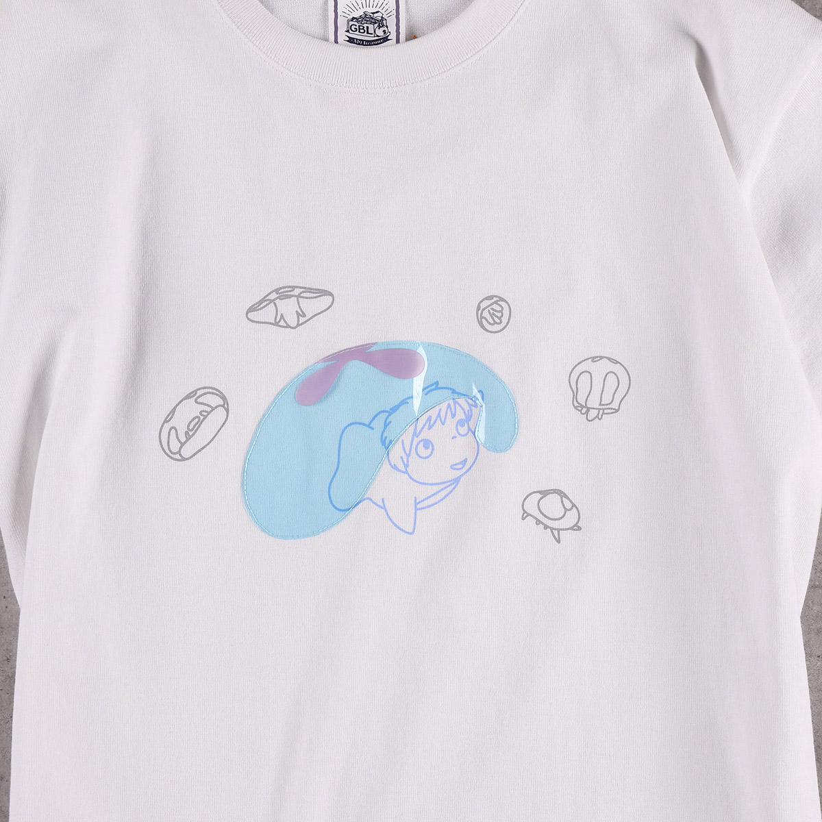 GBL】崖の上のポニョ BASIC Tシャツ ポニョとクラゲ (PW) | どんぐり